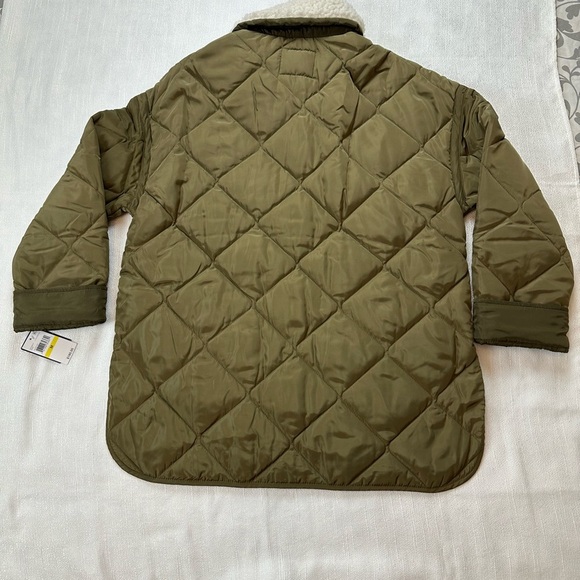 Lucky Brand Green Puffer Jacket with Quilted Design - Picture 3 of 13